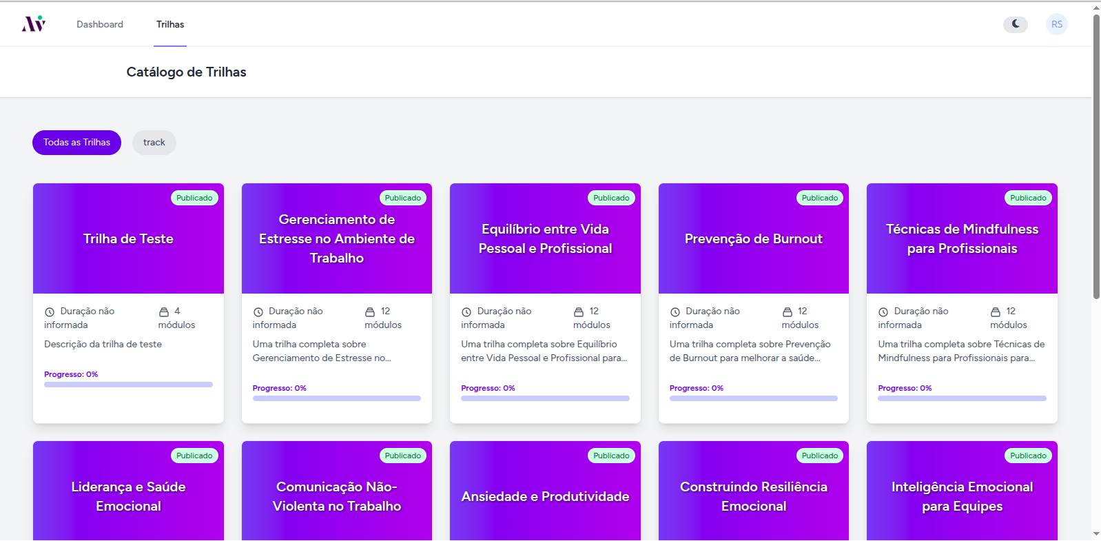 AvivaWork - Plataforma Educacional - Screenshot 2